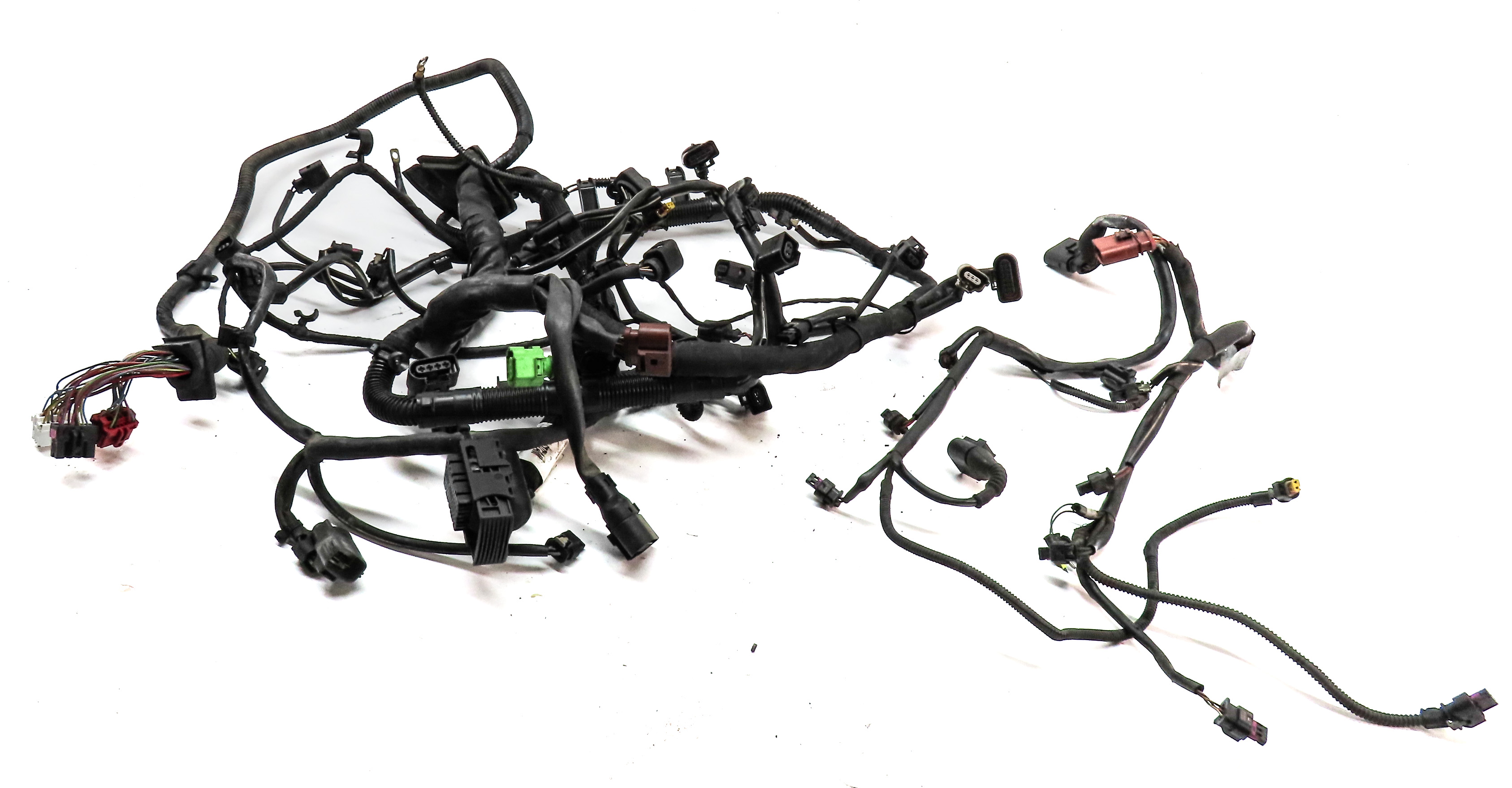 2015 PORSCHE CAYENNE E-HYBRID (958) 3.0L ENGINE WIRE WIRING HARNESS LOOM — exact item pictured